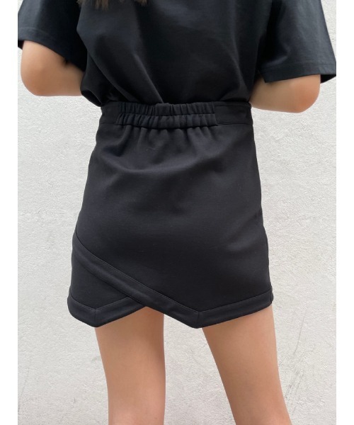 ENVYM(アンビー)の「ラップポンチSK(スカート・レディース・ブラック・FREE)」の3枚目の写真