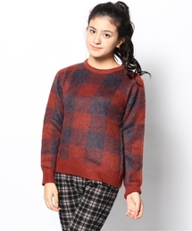 CIAOPANIC | 【Ciaopanic】起毛ブロックチェックPO(ニット/セーター)
