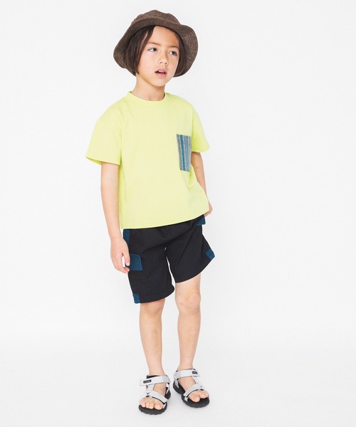 RADCHAP(ラッドチャップ)の「ニュアンスカラーサイドカーゴハーフパンツ(その他パンツ・キッズ・ブラック/キャメル・100cm/120cm/130cm/90cm/110cm/140cm/150cm)」の13枚目の写真