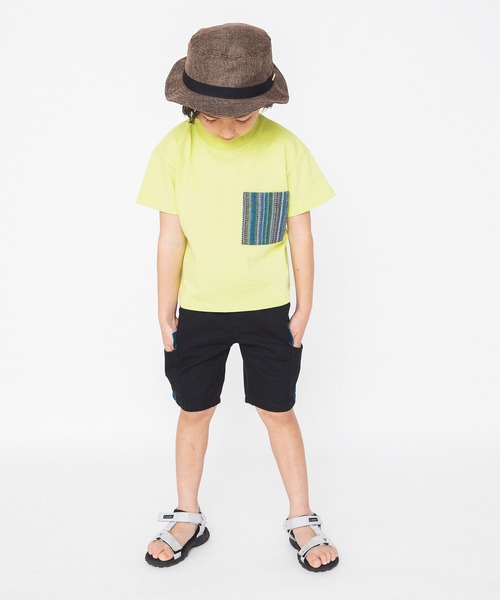 RADCHAP(ラッドチャップ)の「ニュアンスカラーサイドカーゴハーフパンツ(その他パンツ・キッズ・ブラック/キャメル・100cm/120cm/130cm/90cm/110cm/140cm/150cm)」の6枚目の写真