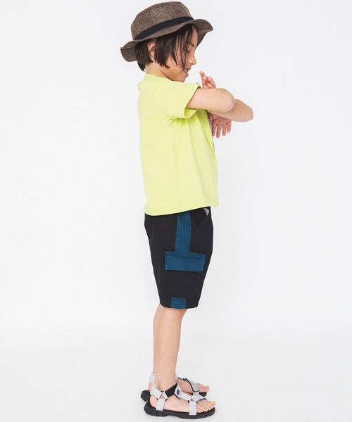 RADCHAP(ラッドチャップ)の「ニュアンスカラーサイドカーゴハーフパンツ(その他パンツ・キッズ・ブラック/キャメル・100cm/120cm/130cm/90cm/110cm/140cm/150cm)」の3枚目の写真