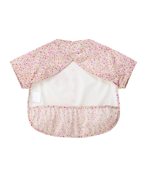 MIKI HOUSE（ミキハウス）の「袖つきエプロン（マグ/哺乳瓶/お食事グッズ・キッズ・サックスブルー/ピンク・ONE SIZE）」の5枚目の写真