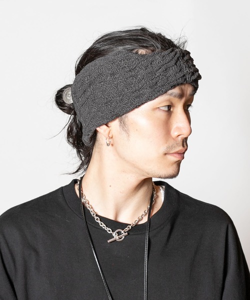 CA4LA（カシラ）の「TWIST BAND JP（ヘアバンド・メンズ・ベージュ/ブラック/サックスブルー/チャコールグレー・ONESIZE）」の6枚目の写真