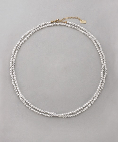 ANEMONE（アネモネ）の「パールロングネックレス[4mm]（ネックレス・レディース・ホワイト・FREE）」の2枚目の写真