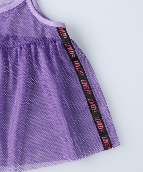 TEG TEG(テグテグ)の「【TEGTEG lovely2】 キャミレイヤードTシャツ(Tシャツ/カットソー・キッズ・ホワイト/イエロー・105/140/120/155/130)」の7枚目の写真