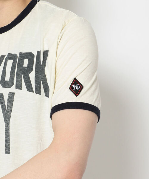 Johnson Motors Inc.(ジョンソン モータース)の「Johnson Motors,Inc./ジョンソン モータース/NEW YORK(Tシャツ/カットソー・メンズ・ホワイト・MEDIUM/LARGE)」の6枚目の写真