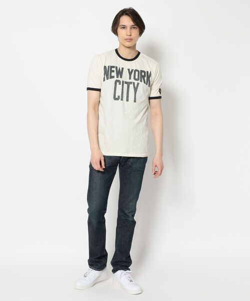 Johnson Motors Inc.(ジョンソン モータース)の「Johnson Motors,Inc./ジョンソン モータース/NEW YORK(Tシャツ/カットソー・メンズ・ホワイト・MEDIUM/LARGE)」の9枚目の写真