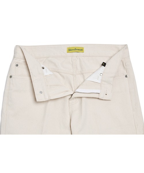 Union Garments(ユニオンガーメンツ)の「【Union Garments 】ストレートクロップクリームジーンズ / STRAIGHT CROP CREAM JEANS(デニムパンツ・メンズ・クリーム・32inch/30inch/28inch/34inch/31inch/29inch/33inch)」の11枚目の写真