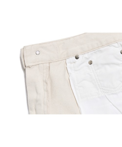 Union Garments(ユニオンガーメンツ)の「【Union Garments 】ストレートクロップクリームジーンズ / STRAIGHT CROP CREAM JEANS(デニムパンツ・メンズ・クリーム・32inch/30inch/28inch/34inch/31inch/29inch/33inch)」の9枚目の写真