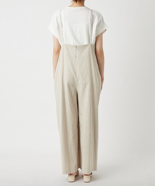 un dix cors(アンディコール)の「旬のレイヤードスタイルが完成 キャミオールインワン(つなぎ/オールインワン・レディース・ブラック/ベージュ・FREE)」の6枚目の写真