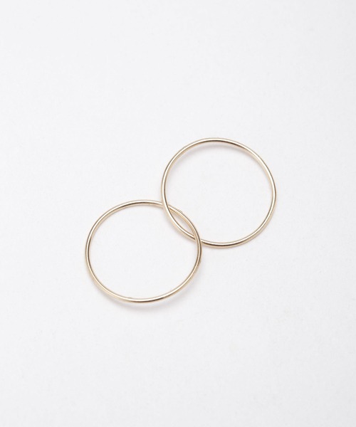 ナノユニバース PORTE-BONHEUR別注 K10 Triple Ring NANO universe（ナノユニバース）の「PORTE-BONHEUR/別注K10YG