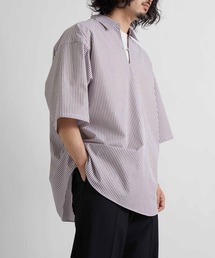 ADAM ET ROPE' | オーバーサイズ スキッパー半袖シャツ(シャツ/ブラウス)