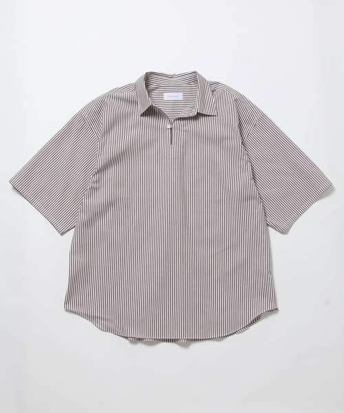 美品【アダムエロペ】オーバーサイズ ペイズリー 半袖シャツ 総