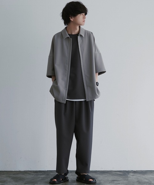 ATTACHMENT × WYM】MINIMAL ZIP BOX SHIRT（シャツ/ブラウス）｜WYM