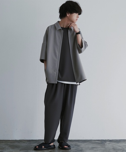 WYM ATTACHMENTコラボ商品 ATTACHMENT × WYM】MINIMAL ZIP BOX SHIRT（シャツ/ブラウス