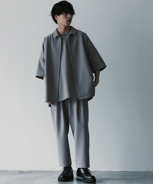 ATTACHMENT × WYM】MINIMAL ZIP BOX SHIRT（シャツ/ブラウス）｜WYM