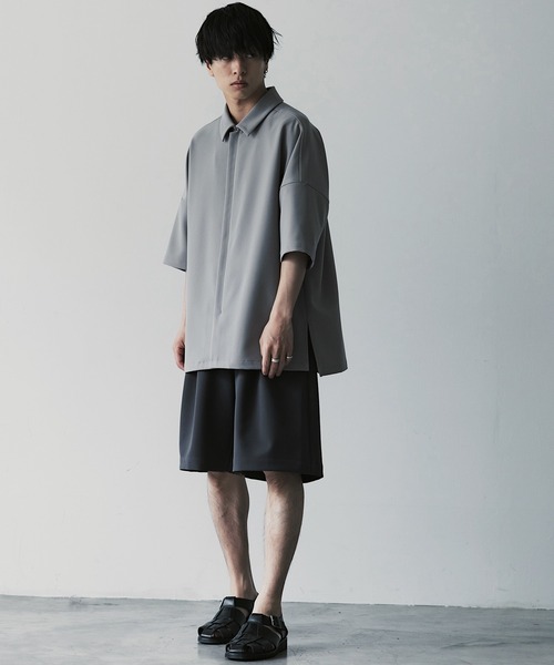 WYM ATTACHMENTコラボ商品 ATTACHMENT × WYM】MINIMAL ZIP BOX SHIRT（シャツ/ブラウス