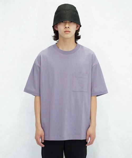 order(オーダー)の「order loose pocket tee(Tシャツ/カットソー・メンズ・ホワイト/ブラック/チャコールグレー/ブラウン/ライトパープル・S/M/L/XL/XXL)」の5枚目の写真