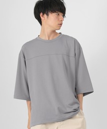 make a ray!（メイク ア レイ！）の「ビッグシルエット プルオーバー クルーネックカットソー(5分袖)（Tシャツ/カットソー・メンズ）」