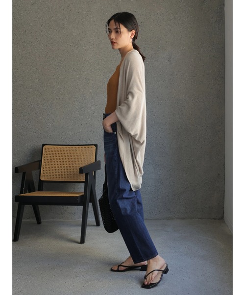 AMERICAN HOLIC（アメリカンホリック）の「ドルマンニットカーディガン（カーディガン/ボレロ・レディース・モカ/グレー系その他/ネイビー/ベージュ系その他2・FREE）」の18枚目の写真