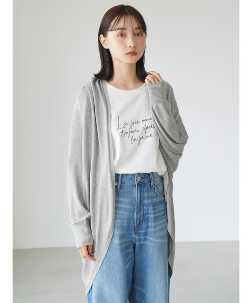 AMERICAN HOLIC（アメリカンホリック）の「ドルマンニットカーディガン（カーディガン/ボレロ・レディース・モカ/グレー系その他/ネイビー/ベージュ系その他2・FREE）」の20枚目の写真