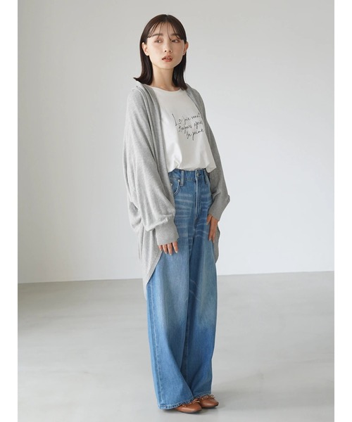 AMERICAN HOLIC（アメリカンホリック）の「ドルマンニットカーディガン（カーディガン/ボレロ・レディース・モカ/グレー系その他/ネイビー/ベージュ系その他2・FREE）」の22枚目の写真