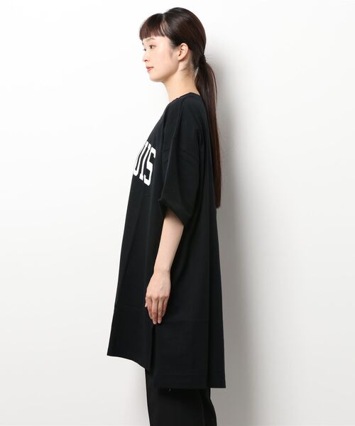 coca（coca）（コカ）の「ヘビーウェイトクロップドカレッジチュニック（チュニック・レディース・ホワイト/ブラック/ネイビー/グレー系その他・M/L）」の6枚目の写真