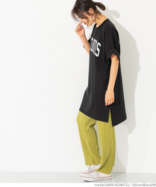 coca（coca）（コカ）の「ヘビーウェイトクロップドカレッジチュニック（チュニック・レディース・ホワイト/ブラック/ネイビー/グレー系その他・M/L）」の12枚目の写真