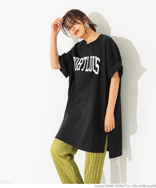 coca（coca）（コカ）の「ヘビーウェイトクロップドカレッジチュニック（チュニック・レディース・ホワイト/ブラック/ネイビー/グレー系その他・M/L）」の14枚目の写真