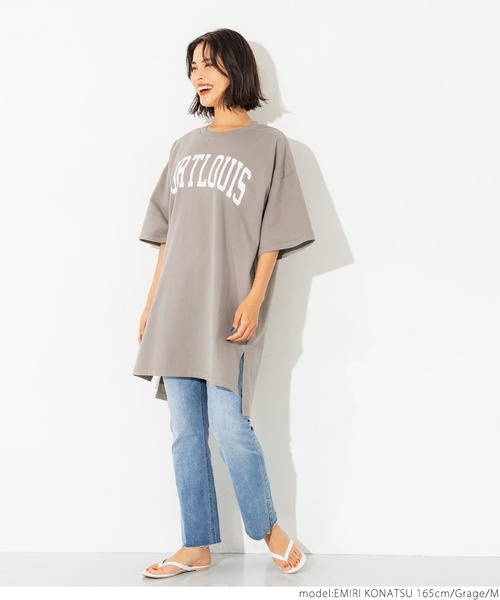 coca（coca）（コカ）の「ヘビーウェイトクロップドカレッジチュニック（チュニック・レディース・ホワイト/ブラック/ネイビー/グレー系その他・M/L）」の21枚目の写真