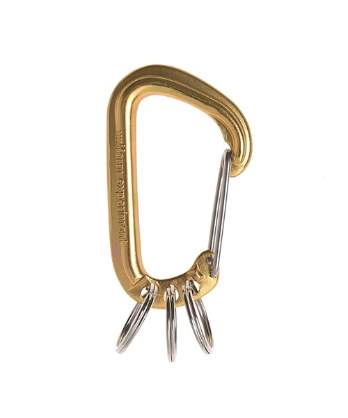 uniform experiment(ユニフォームエクスペリメント)の「ALUMINIUM CARABINER(キーホルダー・メンズ・ゴールド/シルバー/ブラック・FREE)」の3枚目の写真