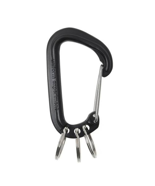 uniform experiment(ユニフォームエクスペリメント)の「ALUMINIUM CARABINER(キーホルダー・メンズ・ゴールド/シルバー/ブラック・FREE)」の1枚目の写真