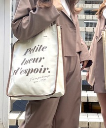 WEGO | WEGO/パイピング撥水キャンバストートバッグ(トートバッグ)