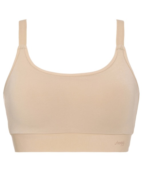 Sloggi（スロギー）の「【ワンサイズでS～Lに対応する究極の伸縮性】スロギー ゴー オールラウンド カップ付きハーフトップ2 sloggi GO Allround Top2 JX（ブラジャー・レディース・ブラック/ベージュ/ピンク/ワインレッド/ネイビー/ライトパープル/ナチュラル・SL）」の3枚目の写真