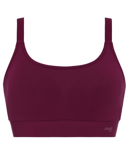 Sloggi（スロギー）の「【ワンサイズでS～Lに対応する究極の伸縮性】スロギー ゴー オールラウンド カップ付きハーフトップ2 sloggi GO Allround Top2 JX（ブラジャー・レディース・ブラック/ベージュ/ピンク/ワインレッド/ネイビー/ライトパープル/ナチュラル・SL）」の7枚目の写真