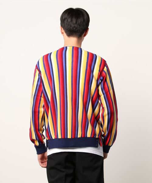 Munsingwear Grand-Slam（マンシングウェア　グランドスラム）の「マルチカラーリンクスカーディガン（カーディガン/ボレロ・メンズ・グレー系/ネイビー系・L/XL/XXL/M）」の5枚目の写真