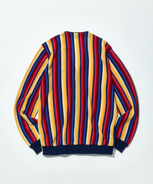 Munsingwear Grand-Slam（マンシングウェア　グランドスラム）の「マルチカラーリンクスカーディガン（カーディガン/ボレロ・メンズ・グレー系/ネイビー系・L/XL/XXL/M）」の7枚目の写真