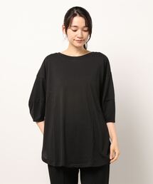 Samansa Mos2 | 後釦バルーンスリーブTee(Tシャツ/カットソー)
