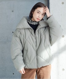 Meli rich | BIGダイヤキルトフェイクダウンジャケット(ダウンジャケット/コート)