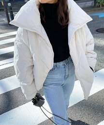 Meli rich | BIGダイヤキルトフェイクダウンジャケット(ダウンジャケット/コート)