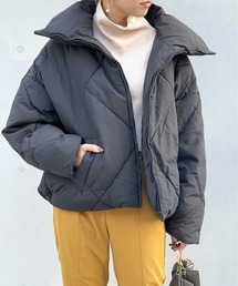 Meli rich | BIGダイヤキルトフェイクダウンジャケット(ダウンジャケット/コート)