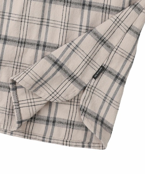 quoti use fith（クゥオティ　ユース　フィス）の「ネルチェック 長袖 ひざ下丈 ワンピース（シャツワンピース・キッズ・アイボリー/ネイビー・90/80/100/110/130/120）」の13枚目の写真