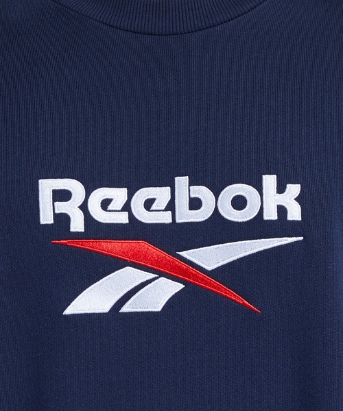 Reebok(リーボック)の「クラシックス ベクター クルー スウェットシャツ / Classics Vector Crew Sweatshirt(スウェット・メンズ・オフホワイト/ネイビー×ホワイト/ブラック/ピンク系その他/ホワイト×ブルー・LARGE/X-LARGE/XXX-LARGE/XX-LARGE/MEDIUM/X-SMALL/SMALL)」の15枚目の写真
