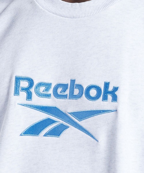 Reebok(リーボック)の「クラシックス ベクター クルー スウェットシャツ / Classics Vector Crew Sweatshirt(スウェット・メンズ・オフホワイト/ネイビー×ホワイト/ブラック/ピンク系その他/ホワイト×ブルー・LARGE/X-LARGE/XXX-LARGE/XX-LARGE/MEDIUM/X-SMALL/SMALL)」の18枚目の写真
