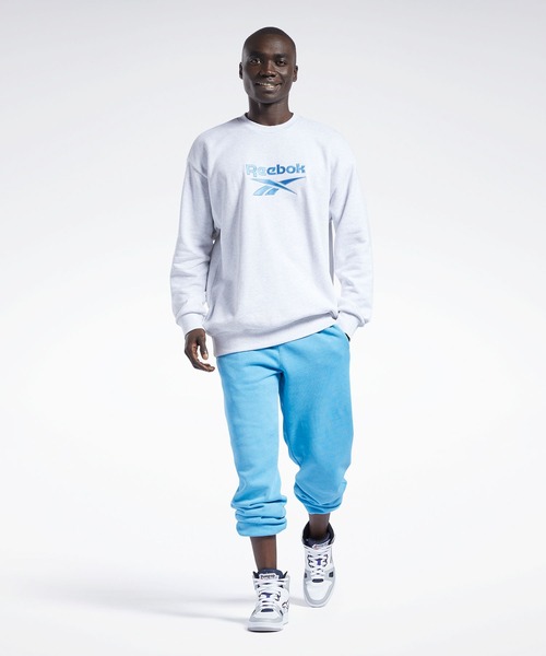 Reebok(リーボック)の「クラシックス ベクター クルー スウェットシャツ / Classics Vector Crew Sweatshirt(スウェット・メンズ・オフホワイト/ネイビー×ホワイト/ブラック/ピンク系その他/ホワイト×ブルー・LARGE/X-LARGE/XXX-LARGE/XX-LARGE/MEDIUM/X-SMALL/SMALL)」の19枚目の写真