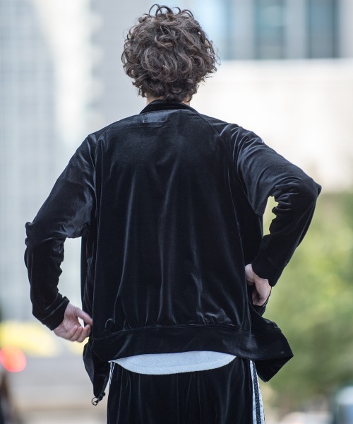 トップス Rare 00s Archive BUFFALO BOBS Velvet Top AZUL HOME】ホイップナイトパフスリーブニットトップス｜WOMEN