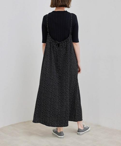 ROPE' PICNIC（ロペピクニック）の「【WEB限定】ルーズキャミワンピース（ワンピース・レディース・ブラック系その他/ブラック/サックスブルー/ベージュ系その他2・38）」の20枚目の写真