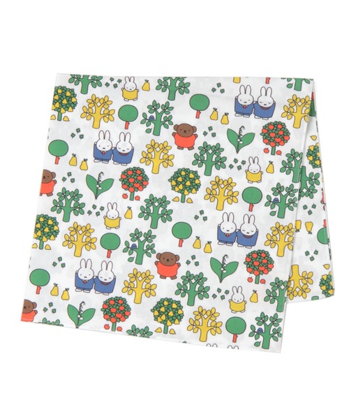 studio CLIP(スタディオクリップ)の「プリントハンカチ〔Dick Brunaコラボ〕(ハンカチ/ハンドタオル・レディース・グレー/グリーン/オフホワイト・FREE)」の2枚目の写真