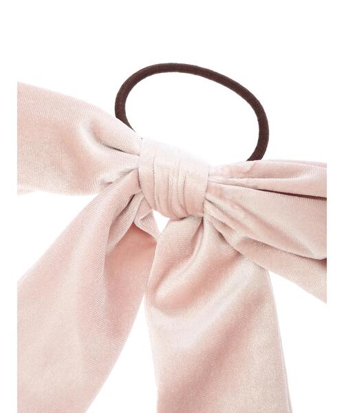 SLURR（スラ―）の「ベロアリボンポニー（ヘアゴム・レディース・ブラック/ベージュ・FREE）」の11枚目の写真