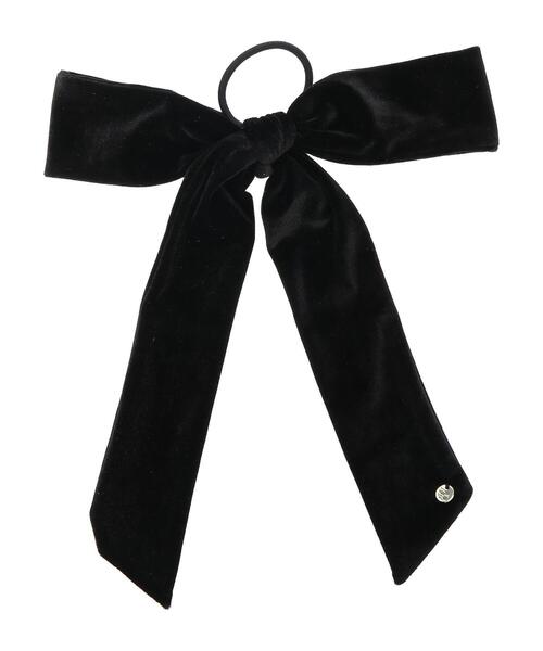 SLURR（スラ―）の「ベロアリボンポニー（ヘアゴム・レディース・ブラック/ベージュ・FREE）」の13枚目の写真